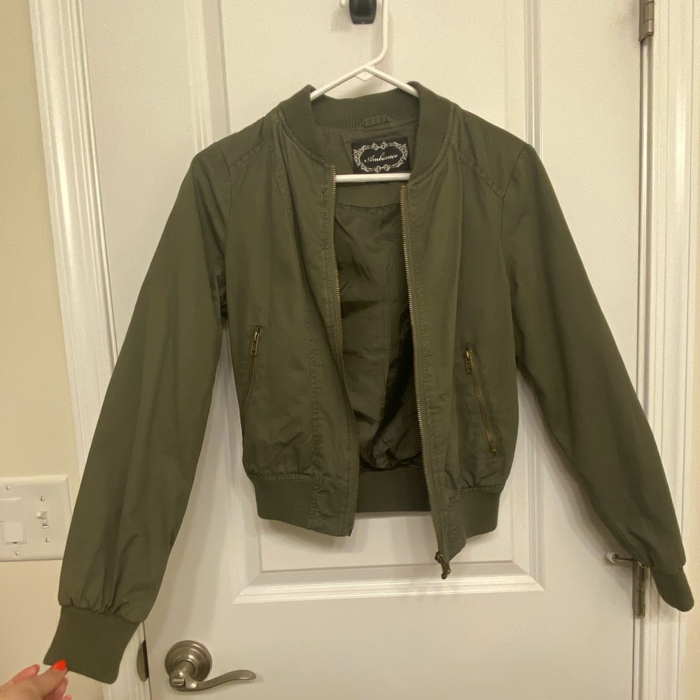 Green Bomber Jacket